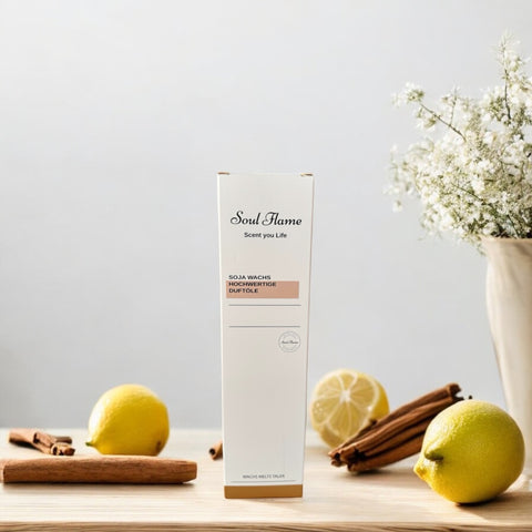 Sojawachs Melt Starry Night von Soul Flame – frischer Zitrusduft mit warmer Gewürznote für Duftlampe