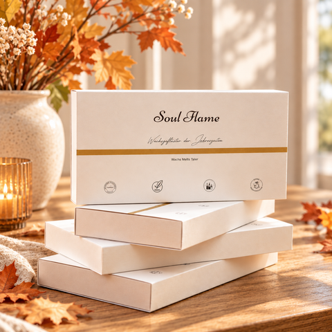 Spul Flame Wachsgeflüster der Jahreszeiten Duftset - Herbst Edition in Eleganter Geschenkbox