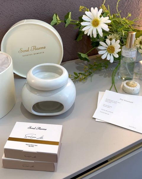 Memoria Duftlampe Set mit Wachs Melts und Zubehör – stilvolles Duft Erlebnis von Soul Flame